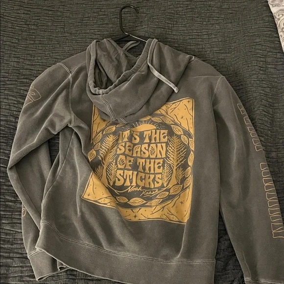 Noah Kahan Stick Season Hoodie with Gold Accents - Picture 2 of 3